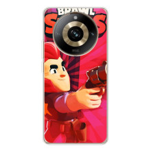 Чехол для Realme 11 Pro 5G Бравл Старс (VPrint) (Дуэлянт Кольт)