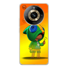 Чехол для Realme 11 Pro 5G Бравл Старс (VPrint) (Мальчик Леон)