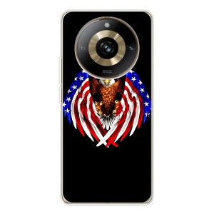 Чохол Прапор USA для Realme 11 Pro 5G – Крила США
