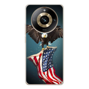 Чохол Прапор USA для Realme 11 Pro 5G – Орел і прапор