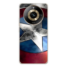 Чехол МАРВЕЛ для 11 Про 5Джи (AlphaPrint) (Щит Капитана Америки)