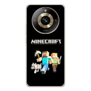 Чохол Майнкрафт на Realme 11 Pro 5G (AlphaPrint) Minecraft