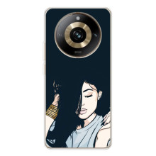 Чехол с печатью для Realme 11 Pro 5G - (Мода) (AlphaPrint) – Красивая девочка