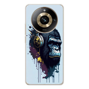 Чехол с Обезьянами Realme 11 Pro 5G - (AlphaPrint)