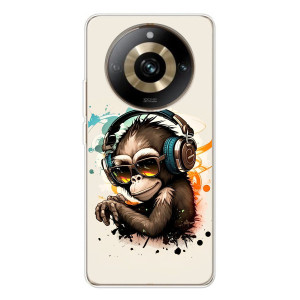Чехол с Обезьянами Realme 11 Pro 5G - (AlphaPrint)