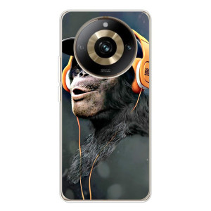 Чехол с Обезьянами Realme 11 Pro 5G - (AlphaPrint)