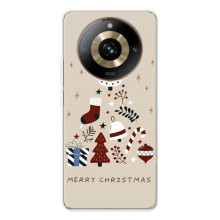 Чехол Санта Клаус для Realme 11 Pro 5G – Merry Christmas