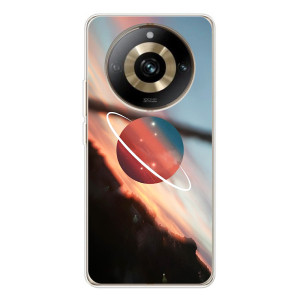 Чохол (ТПУ) з планетами на Realme 11 Pro 5G – Сатурн