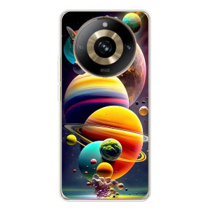 Чохол (ТПУ) з планетами на Realme 11 Pro 5G – Сонячна система