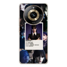 Чехлы Венсдей на Realme 11 Pro 5G Уэнсдей (AlphaPrint) (коллаж Уэнздей)