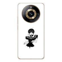 Чехлы Венсдей на Realme 11 Pro 5G Уэнсдей (AlphaPrint) (танец Уэнздей)