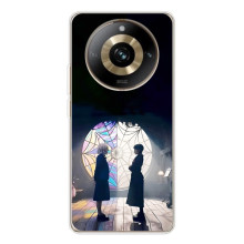 Чехлы Венсдей на Realme 11 Pro 5G Уэнсдей (AlphaPrint) (Уэнздей и Инид)