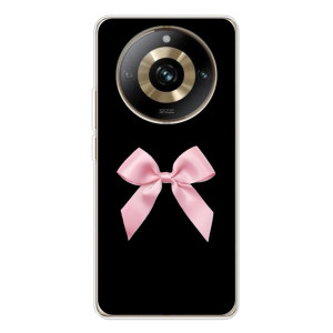 Чехол банты для Realme 11 Pro 5G – Бант на черном