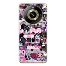 Чохол з кроликом Куромі на Realme 11 Pro 5G – Колаж Куромі