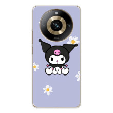 Чохол з кроликом Куромі на Realme 11 Pro 5G – Куромі в квітах