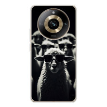 Чехол с принтом стильные животные для 11 Про 5Джи – Овечка в очках