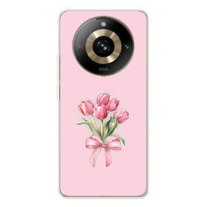 Чехол с розовым рисунком для Realme 11 Pro 5G