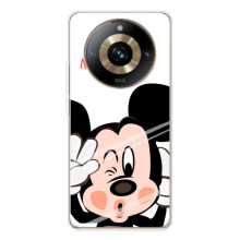 Эксклюзивный чехол для Realme 11 Pro 5G (AlphaPrint - Мультяшные) (Маус Микки)