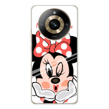 Эксклюзивный чехол для Realme 11 Pro 5G (AlphaPrint - Мультяшные) (Маус Минни)