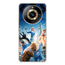 Чехол с принтом Фантастическая четверка для Realme 11 Pro 5G – Герои Фантастической четверки