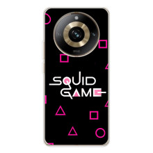 Чехол Гра в кальмара для Realme 11 Pro 5G – Логотип игры кальмара