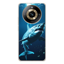 Чехол с картинкой «Хищники» для Realme 11 Pro 5G – Акула