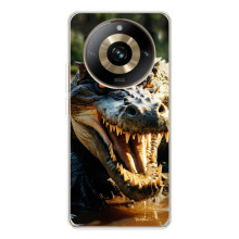 Чехол с картинкой «Хищники» для Realme 11 Pro 5G – Крокодил