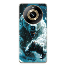 Чехол с картинкой «Хищники» для Realme 11 Pro 5G – Медведь