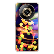 Новогодние Чехлы для 11 Про 5Джи (VPrint) (Елка с гирлянд)