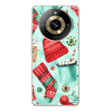 Новогодние Чехлы для 11 Про 5Джи (VPrint) (Одежда НГ)