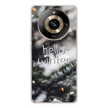 Новогодние, Праздничные Чехлы для Realme 11 Pro 5G - 2024 год (Hello winter)