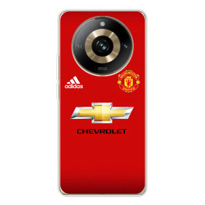Силиконовые Чехлы принт Футбол на Realme 11 Pro 5G – Man United