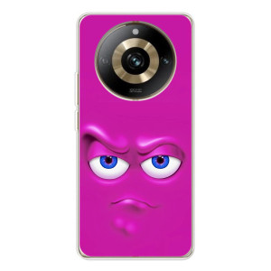 Чохли (ТПУ) (смішні стікери) для Realme 11 Pro 5G – Хитра мордочка