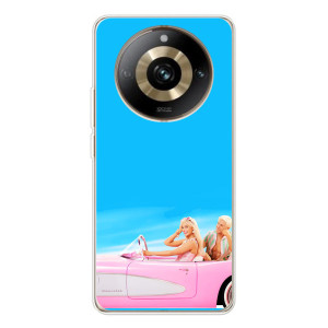 Силиконовый Чехол Барби Фильм на Realme 11 Pro 5G (Барби и Кен)