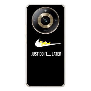 Силиконовый Чехол на Realme 11 Pro 5G с картинкой Nike – Later
