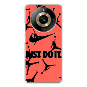 Силиконовый Чехол Nike Air Jordan на 11 Про 5G – Just Do It