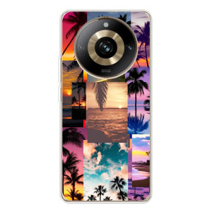 Силиконовый чехол с КАРТИНКАМИ лето для Realme 11 Pro 5G (AlphaPrint)