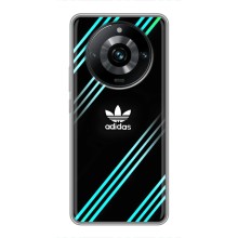 Чохли Адидас для Realme 11 Pro Plus (AlphaPrint) (Адідас з полосами)