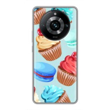 Чохли з фруктами для Realme 11 Pro Plus (VPrint) (Кексики)