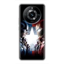Чехлы с героями Марвел Realme 11 Pro Plus (VPrint)