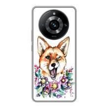 Чохли з картинкою Лисичка для Realme 11 Pro Plus (VPrint) (Весела лисичка)