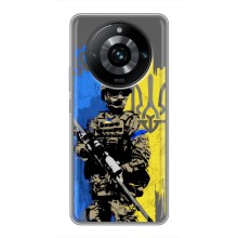 Чехлы с картинкой ЗСУ для Realme 11 Pro Plus (AlphaPrint) (АРТ солдат)
