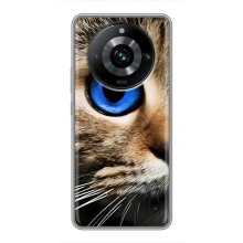 Чехлы с Котиками для Realme 11 Pro Plus (VPrint) (Глаз кота)