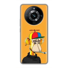 Чохли з Мавпами NFT для Realme 11 Pro Plus (AlphaPrint) (Нудна мавпа NFT)
