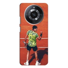 Чехлы с принтом Спортивная тематика для Realme 11 Pro Plus (Алькарас Теннисист)