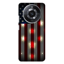 Чехол Флаг USA для Realme 11 Pro Plus (Флаг США 2)