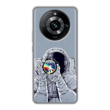 Чохол NASA для Realme 11 Pro Plus (AlphaPrint) (Космонавт фото)