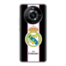 Чехол для Realme 11 Pro Plus с принтом (Лого Real Madrid)