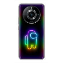 Чохли Амонг Ас для Realme 11 Pro Plus (AlphaPrint) (Яскравий скін)