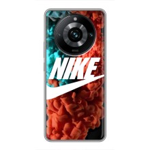 Чохол для Realme 11 Pro Plus - з принтом Найк (AlphaPrint) (Димчастий найк)